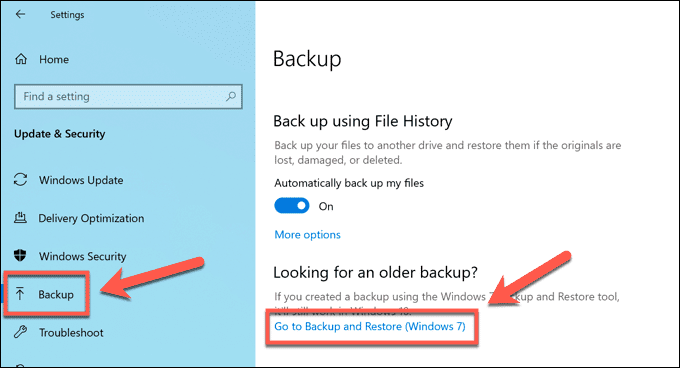 صورة لـ كيفية استنساخ القرص الصلب في نظام التشغيل Windows 10 | Windows-Launch-Backup-Restore-DzTechs