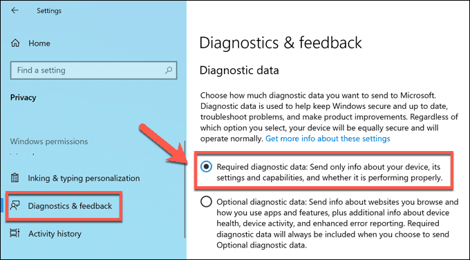 صورة لـ ما هي عملية Compattelrunner.Exe في نظام Windows 10 (وهل يمكن تعطيلها) | Windows-Set-Diagnostic-Data-DzTechs