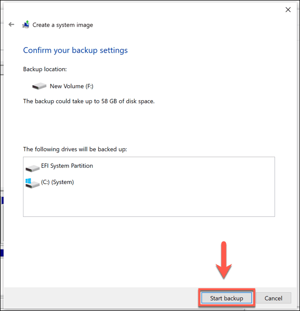صورة لـ كيفية استنساخ القرص الصلب في نظام التشغيل Windows 10 | Windows-System-Image-Confirm-DzTechs