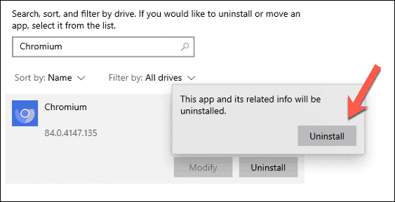صورة لـ كيفية إلغاء تثبيت متصفح Chromium على Windows 10 | Windows-Uninstall-Chromium-DzTechs