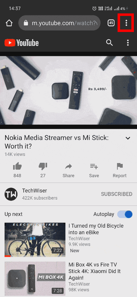 صورة لـ كيفية ربط فيديو YouTube بوقت مُحدد على الهاتف المحمول | YT-DzTechs