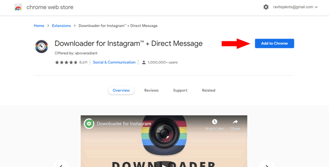 صورة لـ كيفية تنزيل مقاطع فيديو Reels من Instagram على جميع المنصات | add_to_chrome-7xbwdfgs-DzTechs