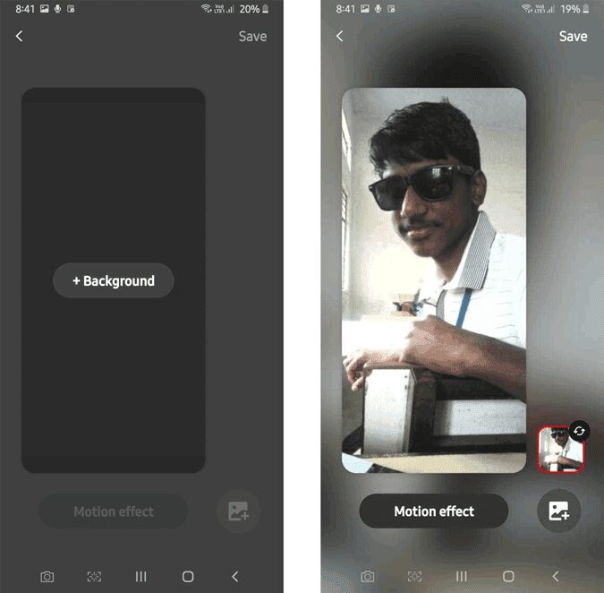 صورة لـ كيفية إنشاء خلفيات حية على هواتف Samsung | added-background-DzTechs