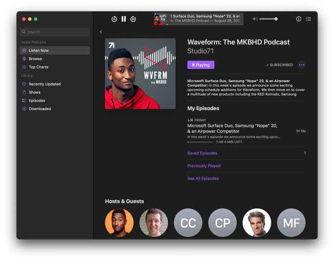 صورة لـ أفضل تطبيقات البودكاست لأجهزة Mac التي يجب أن تحصل عليها | apple-DzTechs