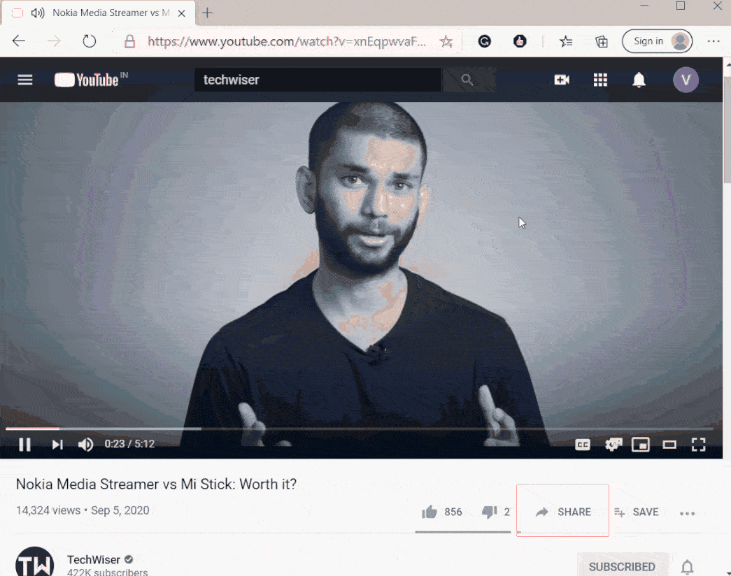 صورة لـ كيفية ربط فيديو YouTube بوقت مُحدد على الهاتف المحمول | asa-DzTechs