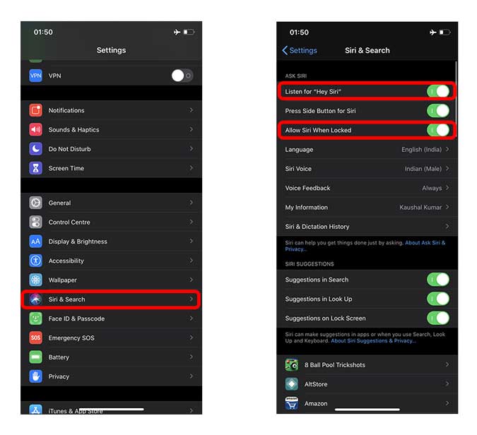 صورة لـ كيفية إصلاح Siri أو “يا Siri” لا يعمل على iPhone | b-DzTechs