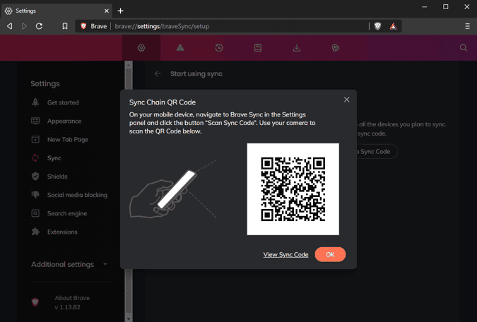 صورة لـ مقارنة بين Brave و DuckDuckGo – ما المتصفح الأكثر ملاءمة للخصوصية | brave-sync-chain-DzTechs