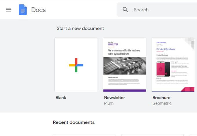 صورة لـ كيفية استخدام مُحرّر مستندات Google: دليل المبتدئين الكامل | creating-a-new-google-doc-DzTechs