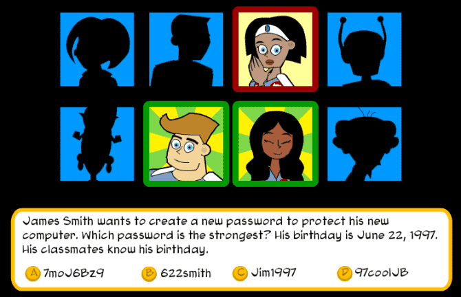 صورة لـ أفضل ألعاب أمان الإنترنت لمساعدة الأطفال على أن يصبحوا أكثر ذكاءً عبر الإنترنت | cyber_defense_quiz-lGCfpfgs-DzTechs