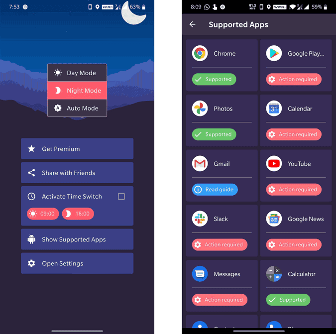 صورة لـ كيفية الحصول على ميزات Android 11 على أي هاتف يعمل بنظام Android | dark_mode-1A9HFhgs-DzTechs