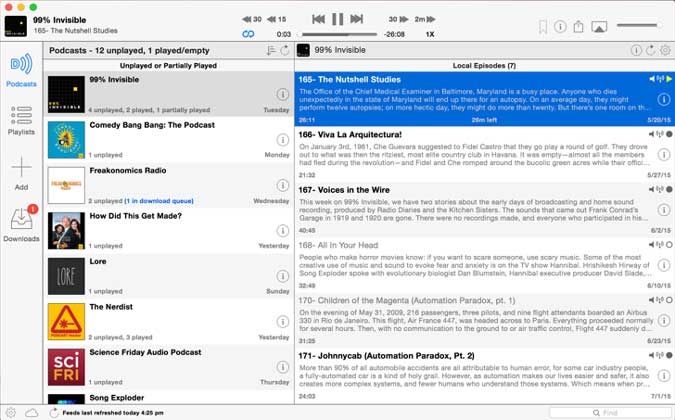 صورة لـ أفضل تطبيقات البودكاست لأجهزة Mac التي يجب أن تحصل عليها | downcast-DzTechs