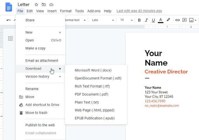 صورة لـ كيفية استخدام مُحرّر مستندات Google: دليل المبتدئين الكامل | download-google-docs-DzTechs