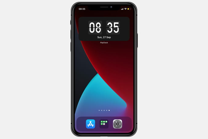 صورة لـ أفضل تطبيقات أدوات الشاشة الرئيسية لنظام iOS 14 | flip-DlapFhgs-DzTechs