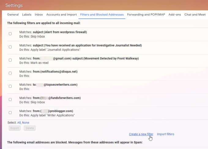 صورة لـ كيفية أتمتة الأشياء المُملة – 6 طرق لجعل الحياة بسيطة | gmail-delete-filter1-DzTechs