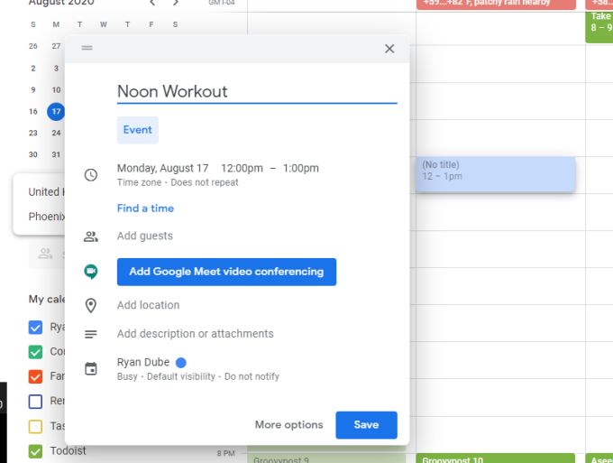 صورة لـ كيفية أتمتة الأشياء المُملة – 6 طرق لجعل الحياة بسيطة | google-calendar1-DzTechs