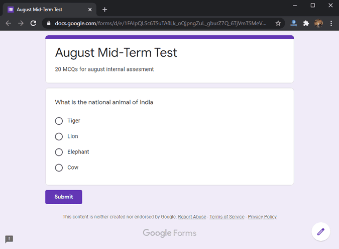 صورة لـ أفضل التطبيقات والأدوات للمعلمين الذين يُقدمون دروسًا عبر الإنترنت | google_forms_online_quizzes-2ZfnXegs-DzTechs