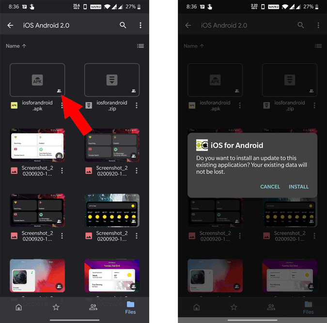 صورة لـ الحصول على أدوات Google لـ iOS 14 على Android | ios_for_android-axAtFhgs-DzTechs