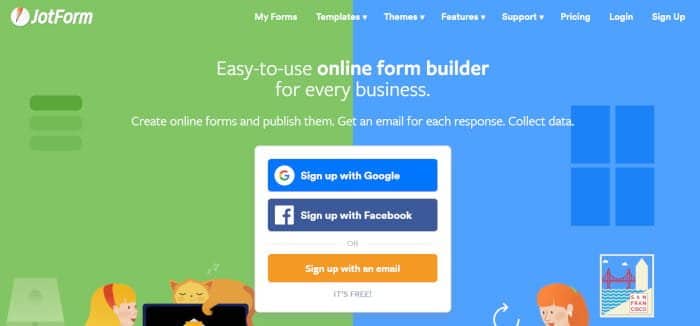 صورة لـ أفضل أدوات إنشاء النماذج عبر الإنترنت التي يجب أن تُجربها في عام 2023 | jotform-FnjFAfgs-DzTechs