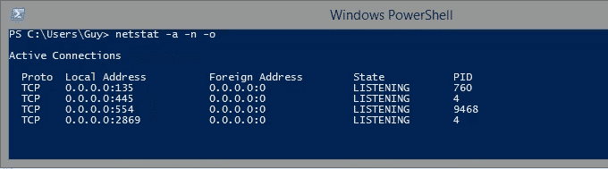 صورة لـ كيفية عزل الكمبيوتر ، الإجراءات الأمنية المُشددة لمن يعانون من جنون الخصوصية | listening-ports-DzTechs