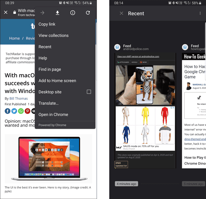صورة لـ مجرد رأي: لماذا يُعد تطبيق Google أفضل من متصفح Google Chrome | minimal_UI-e924dfgs-DzTechs
