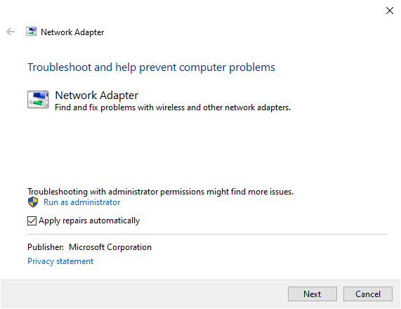 صورة لـ تلميحات حول استكشاف أخطاء اتصال Ethernet البطيء وإصلاحها | network_adapter_troubleshooter_guide-XMeNJggs-DzTechs