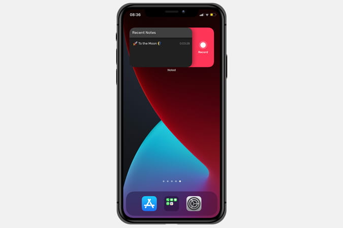 صورة لـ أفضل تطبيقات أدوات الشاشة الرئيسية لنظام iOS 14 | noted-imapFhgs-DzTechs