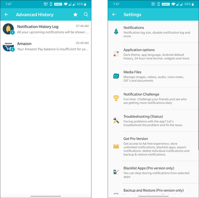 صورة لـ كيفية الحصول على ميزات Android 11 على أي هاتف يعمل بنظام Android | notification_history_log-rD9HFhgs-DzTechs