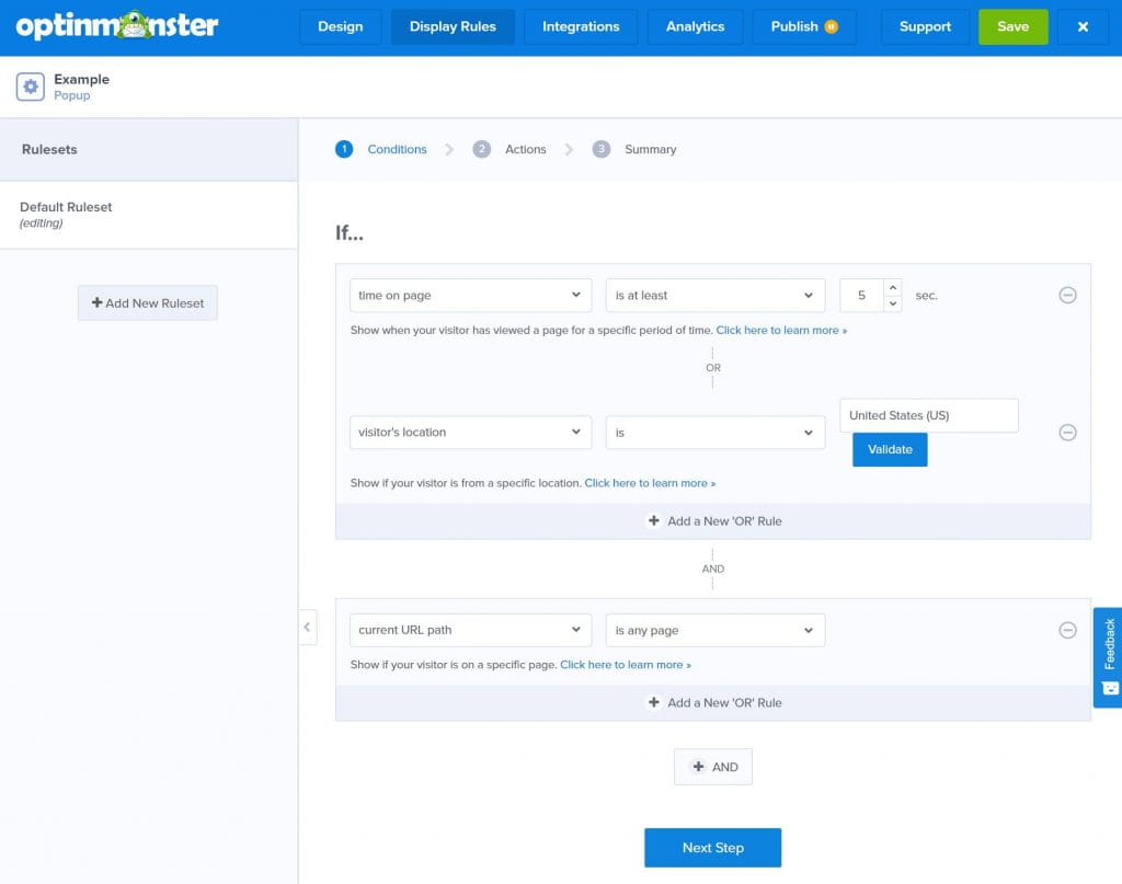 صورة لـ مراجعة OptinMonster: هل هي أفضل أداة لبناء القائمة البريدية لـ WordPress؟ | optinmonster_tutorial_5_1024x807-ew3Zlhgs-DzTechs