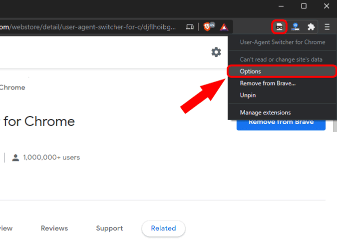 صورة لـ كيف الوصول إلى Nvidia GeForce Now في البلدان غير المدعومة | options_user_agent_switcher-cGEq2ggs-DzTechs