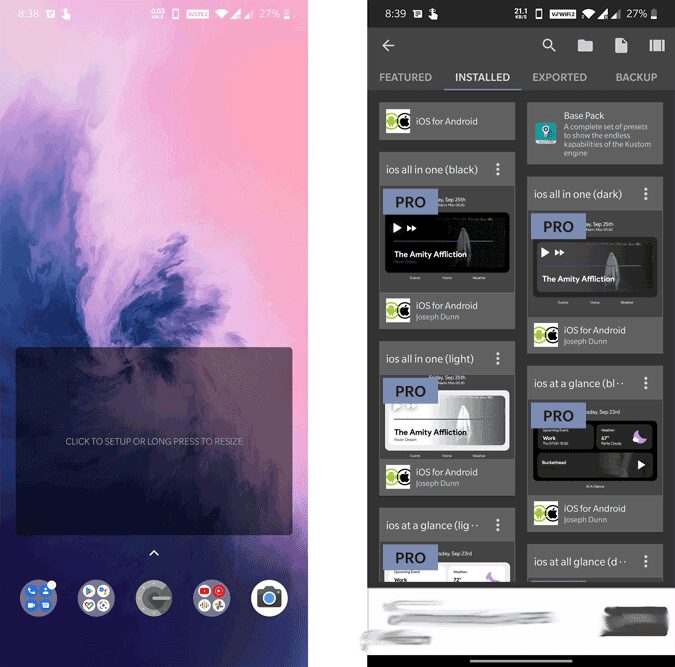 صورة لـ الحصول على أدوات Google لـ iOS 14 على Android | pro_widgets_ios_for_android-rGAtFhgs-DzTechs