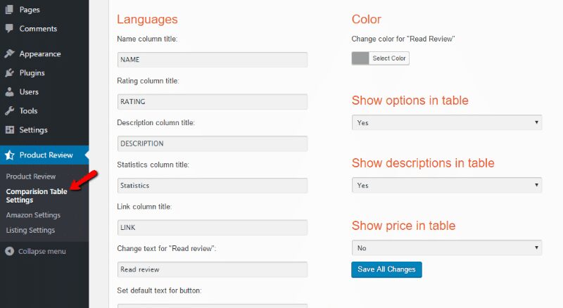 صورة لـ كيفية بدء موقع WordPress لمراجعة المنتجات وكسب المال | product-comparison-min-DzTechs
