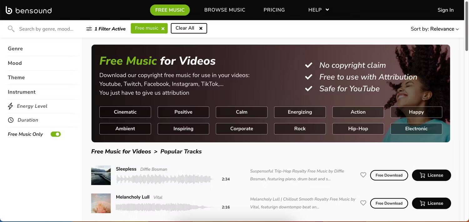 صورة لـ أفضل مواقع الموسيقى المجانية لتنزيل الأغاني بشكل قانوني | screenshot-2024-03-08-at-13-58-00