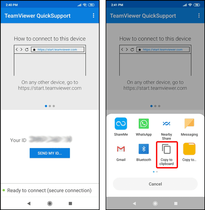 صورة لـ كيفية المُشاركة في خيارات المواعدة لمُساعدة أصدقائك على Tinder | share_your_teamviewer_quicksupport_ID-fIE12ggs-DzTechs