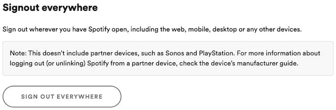 صورة لـ تطبيق Spotify يستمر في التوقف مؤقتًا؟ أفضل الطرق لإصلاحه | sign_out_everywhere-DzTechs
