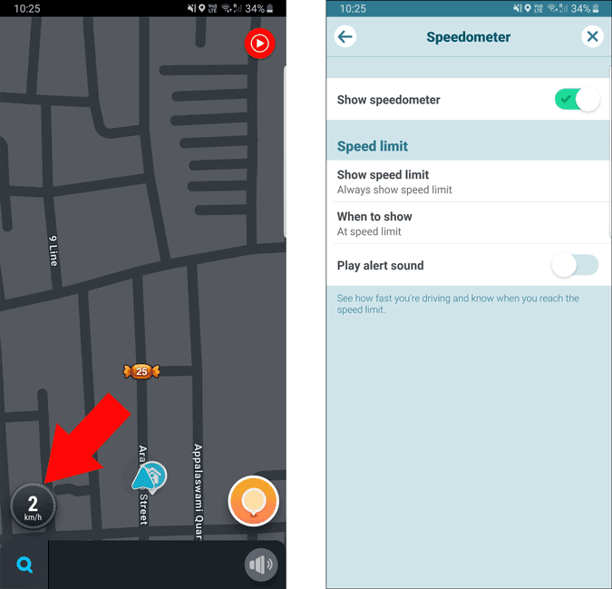 صورة لـ أفضل ميزات Waze التي لا توجد حتى على خرائط Google | speedometer-PGeH0ggs-DzTechs