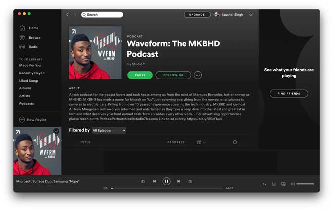 صورة لـ أفضل تطبيقات البودكاست لأجهزة Mac التي يجب أن تحصل عليها | spotify-DzTechs