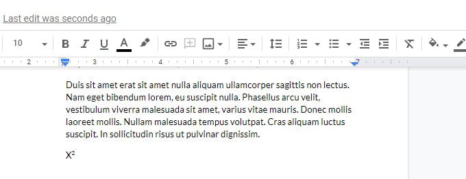 صورة لـ كيفية استخدام مُحرّر مستندات Google: دليل المبتدئين الكامل | superscript-done-DzTechs
