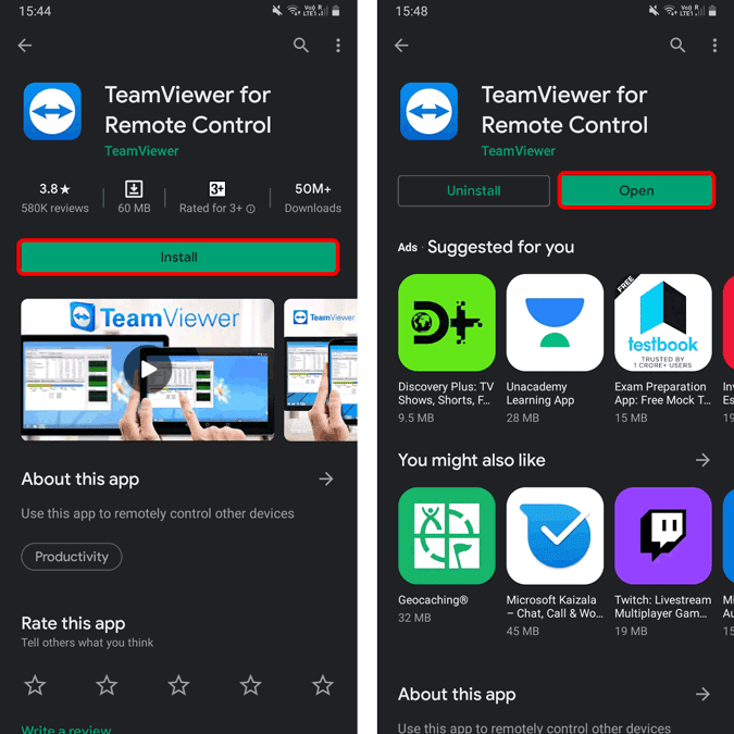 صورة لـ كيفية المُشاركة في خيارات المواعدة لمُساعدة أصدقائك على Tinder | teamviewer_for_remote_support-syF12ggs-DzTechs