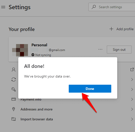 صورة لـ كيفية نقل الإشارات المرجعية من وإلى جميع المتصفحات الرئيسية | transfer-bookmarks-to-from-major-browsers-chrome-import-confirmation-DzTechs