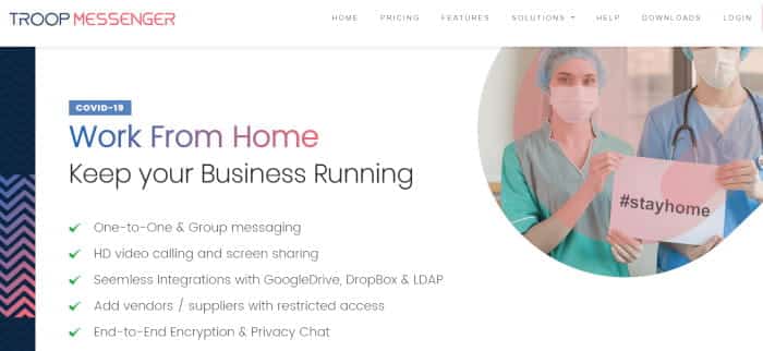صورة لـ أفضل البدائل لـ Microsoft Teams للتواصل مع فريقك باحترافية | troop_messenger-XDrBAfgs-DzTechs