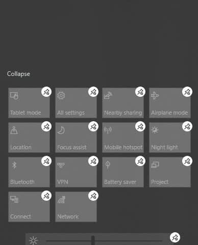 صورة لـ كيفية تعطيل الإشعارات في نظام التشغيل Windows 10 | turn-off-notifications-windows-10-action-center-quick-actions-side-panel-DzTechs
