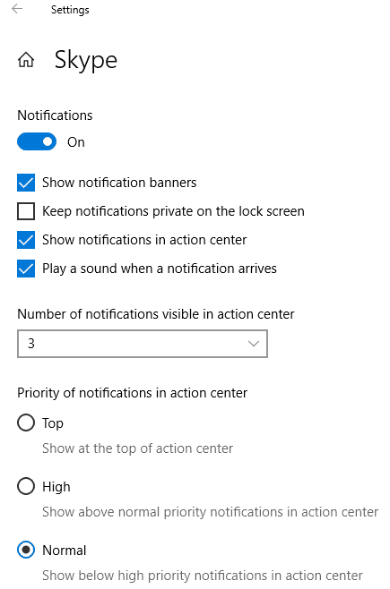 صورة لـ كيفية تعطيل الإشعارات في نظام التشغيل Windows 10 | turn-off-notifications-windows-10-app-advanced-notification-menu-DzTechs