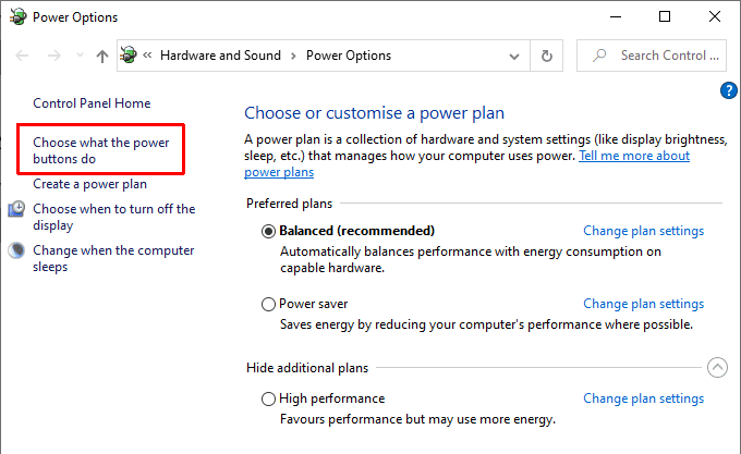 صورة لـ ما هو ملف Hiberfil.sys وكيفية حذفه في نظام التشغيل Windows 10 | windows-10-edit-power-settings-DzTechs