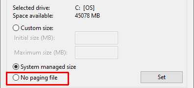 صورة لـ ما هو ملف PageFile.sys في نظام التشغيل Windows 10؟ | windows-10-no-paging-file-DzTechs