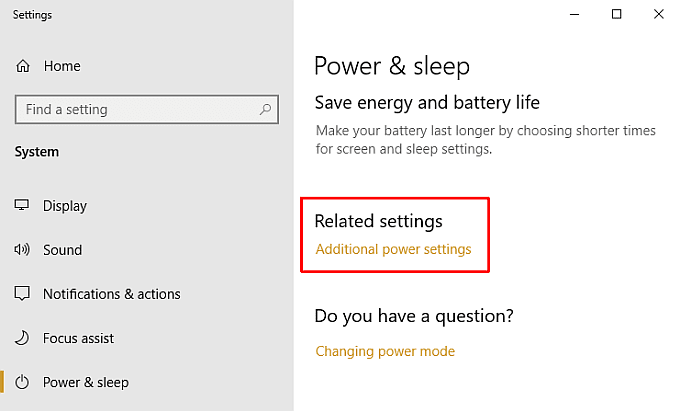 صورة لـ أفضل الطرق لتسريع وقت تمهيد Windows 10 | windows-10-power-and-sleep-setting-DzTechs