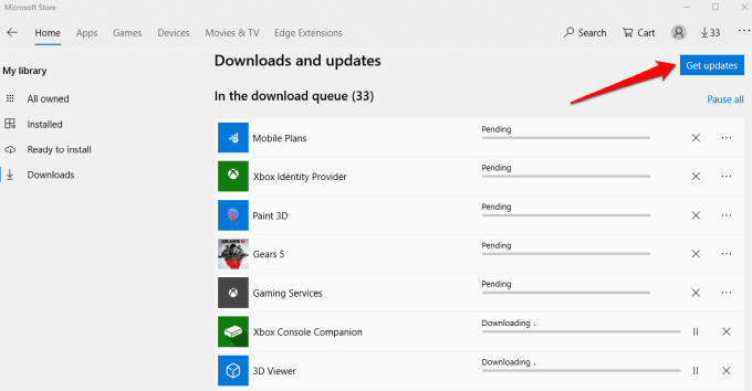 صورة لـ ماذا تفعل إذا لم يفتح Microsoft Store في نظام التشغيل Windows 10 | windows-store-not-opening-downloads-updates-get-updates-DzTechs