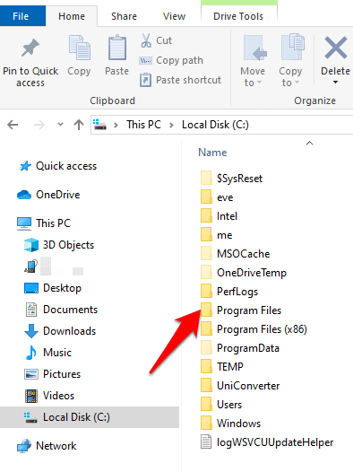 صورة لـ ماذا تفعل إذا لم يفتح Microsoft Store في نظام التشغيل Windows 10 | windows-store-not-opening-file-explorer-program-files-DzTechs