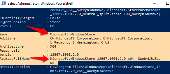 صورة لـ ماذا تفعل إذا لم يفتح Microsoft Store في نظام التشغيل Windows 10 | windows-store-not-opening-windows-store-packagefullname-DzTechs