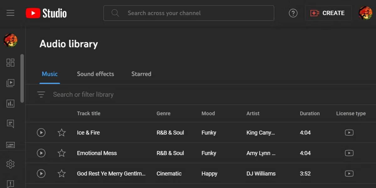 صورة لـ أفضل مواقع الموسيقى المجانية لتنزيل الأغاني بشكل قانوني | youtube-audio-library