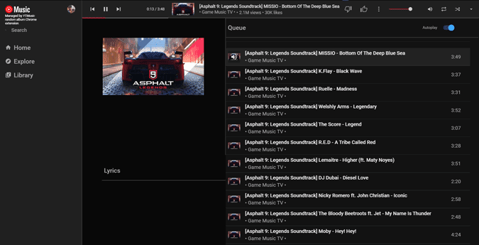 صورة لـ أفضل إضافات Chrome لـ YouTube Music | ytswag-bjyCIggs-DzTechs